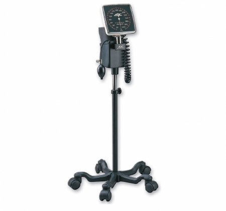 Sphygmomanometer Aneroid with Cuff Diagnostix™ 750 Series 2-Tube Nylon Adult 23 - 40 cm Mobile Black by American Diagnostic Corporation  ID 752M-11ABK